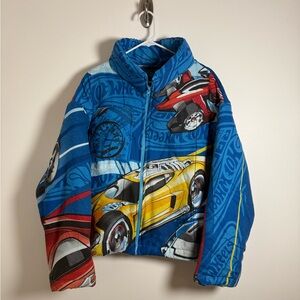 Hotwheels Racing Car Puffer Jacket